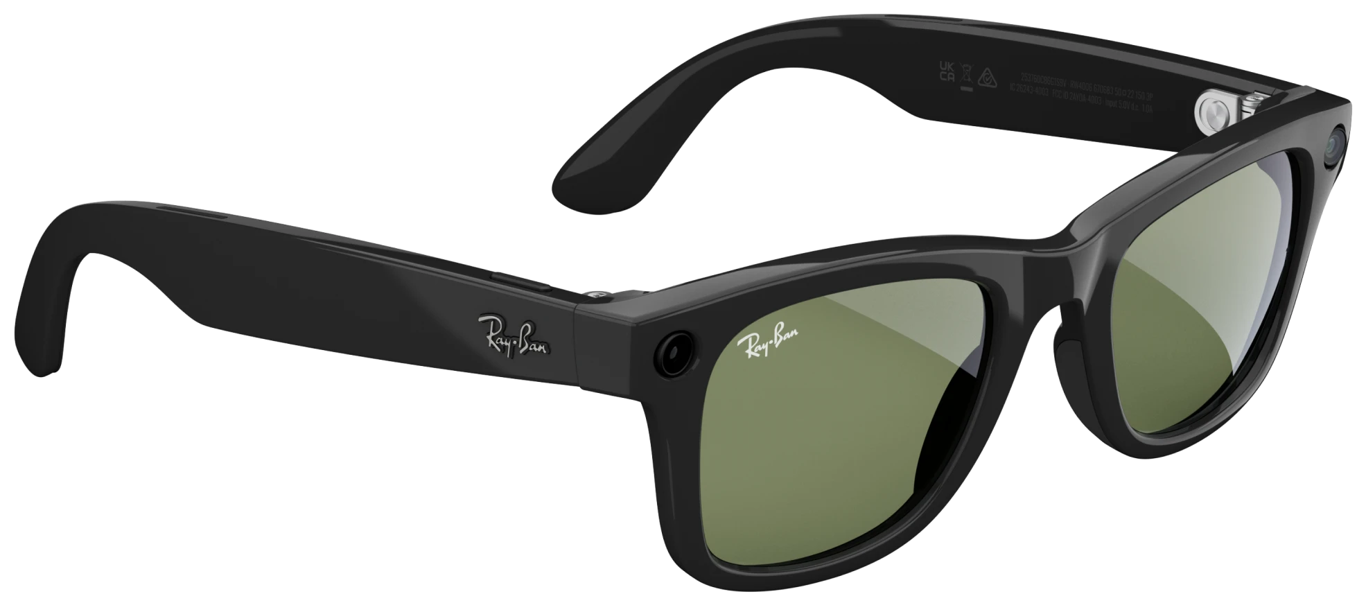 Modelo Ray-Ban com hotspots